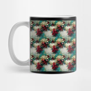 dreamy floral christmas Mug